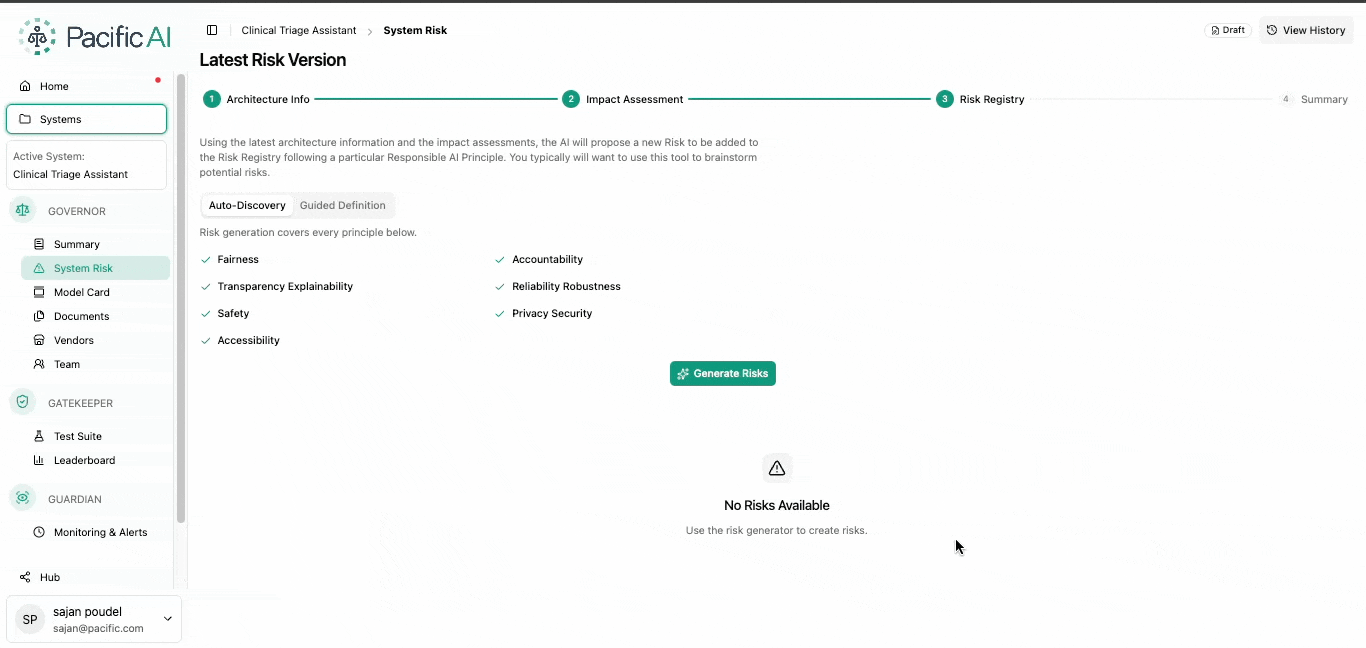 Risk Registry