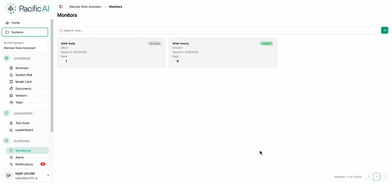View and Manage Monitor