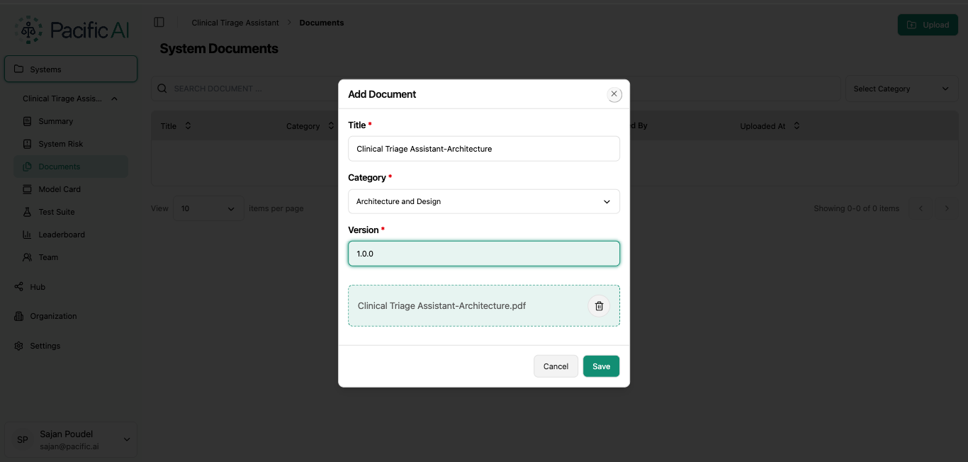 Create System Documents